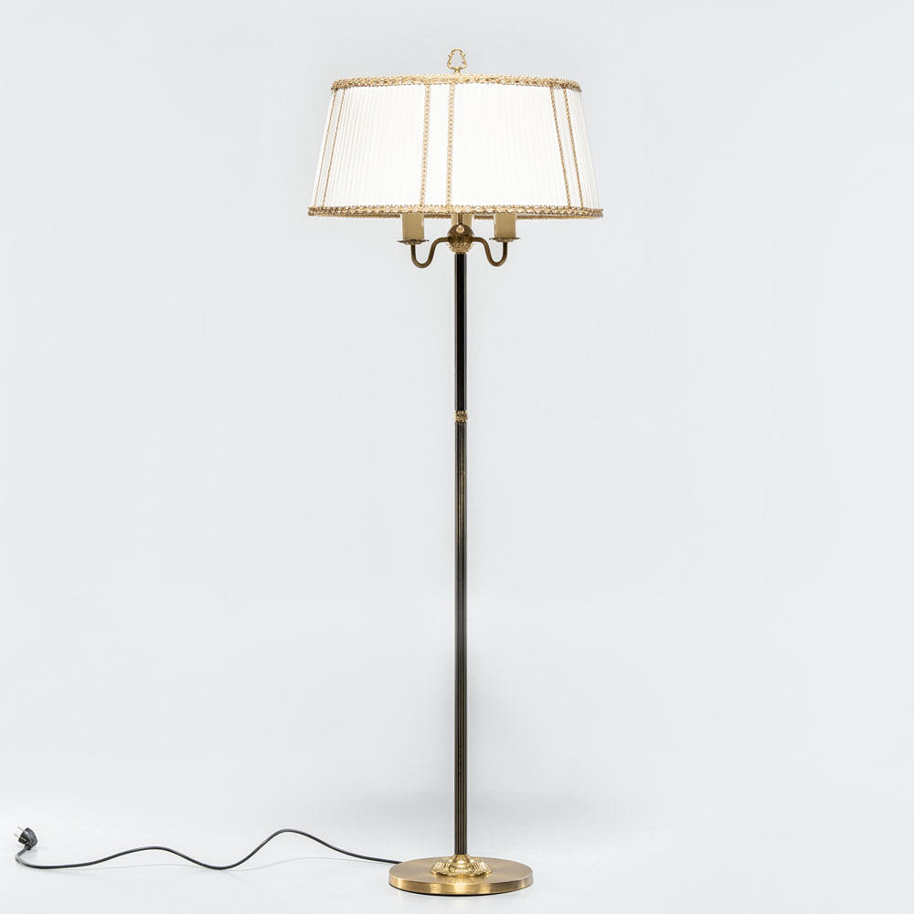 FLOOR LAMP, Brass 20th century.