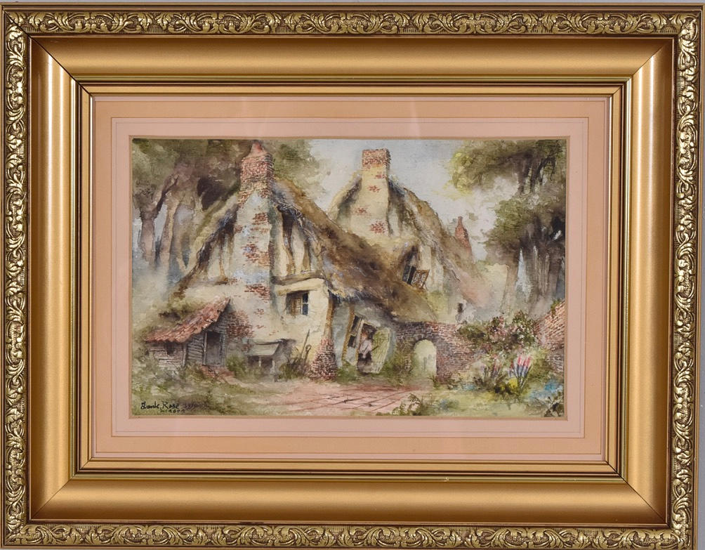 FRANK ROSE. Watercolor.