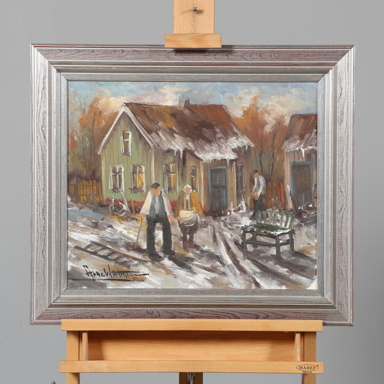 ARNE WALLSTEN. OIL ON CANVAS, signed.