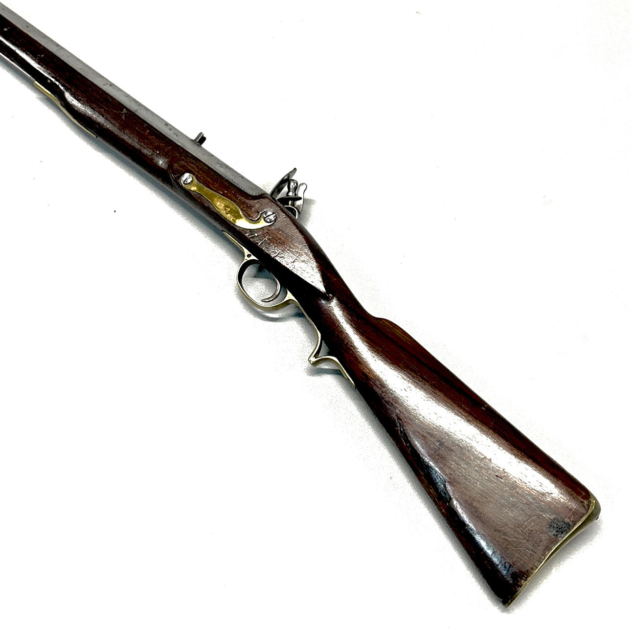 POSSIBLY REPRODUCTION FLINTLOCK RIFLE. Weapons & Militaria - Guns ...