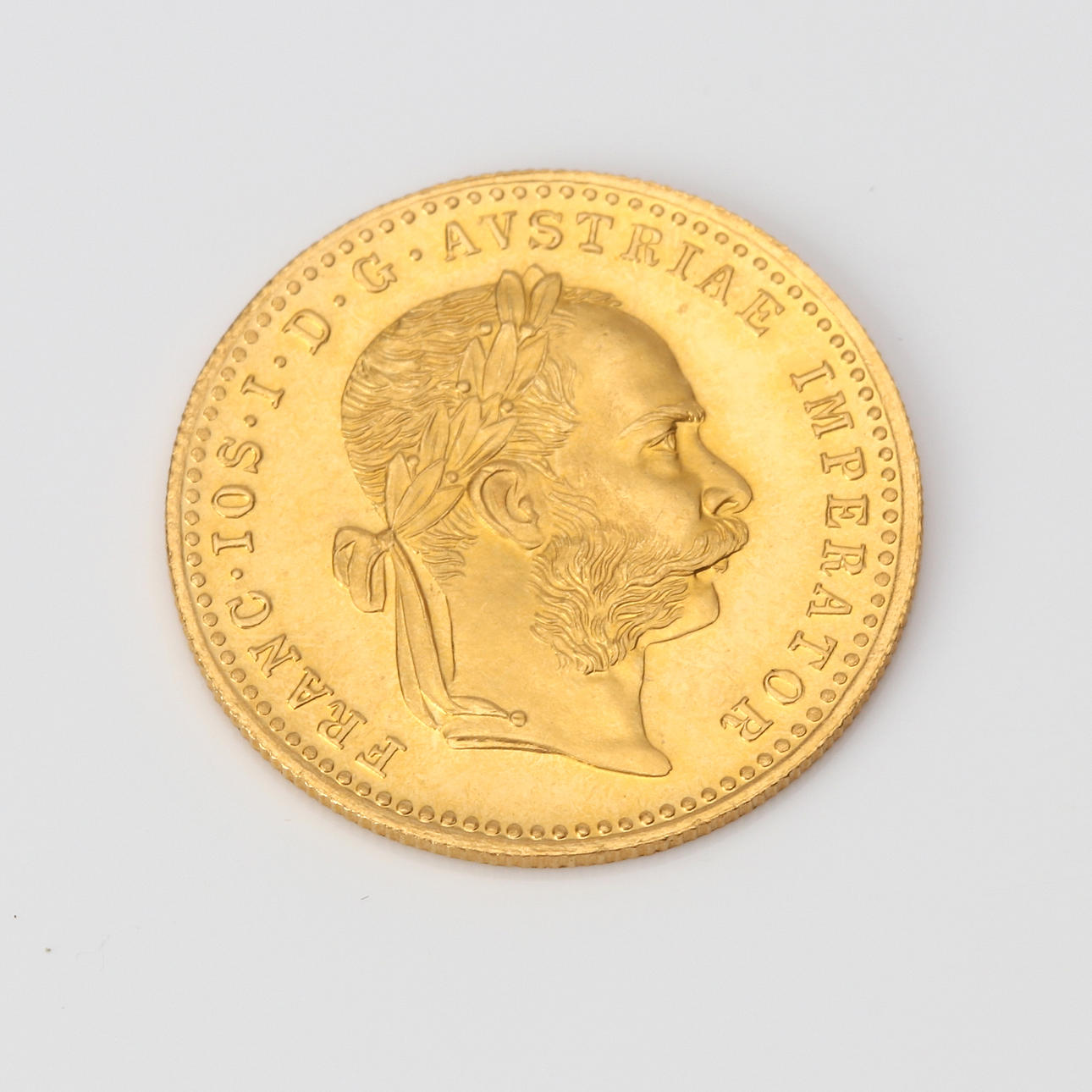 GOLD COIN 1 DUCAT. 23k gold, Austria Hungary 1915, weight approx 3,4 ...