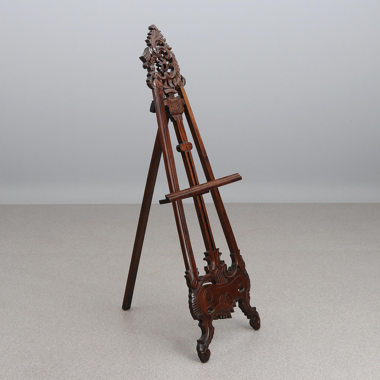 EASEL. Cut and stained wood. Rococo style, contemporary manufacture ...