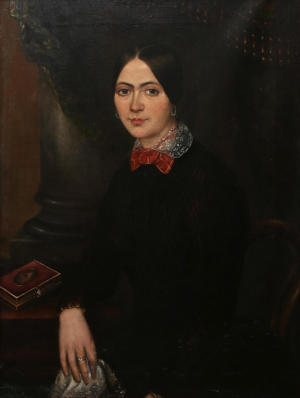 SPANISH SCHOOL, MID 19TH CENTURY. A lady.