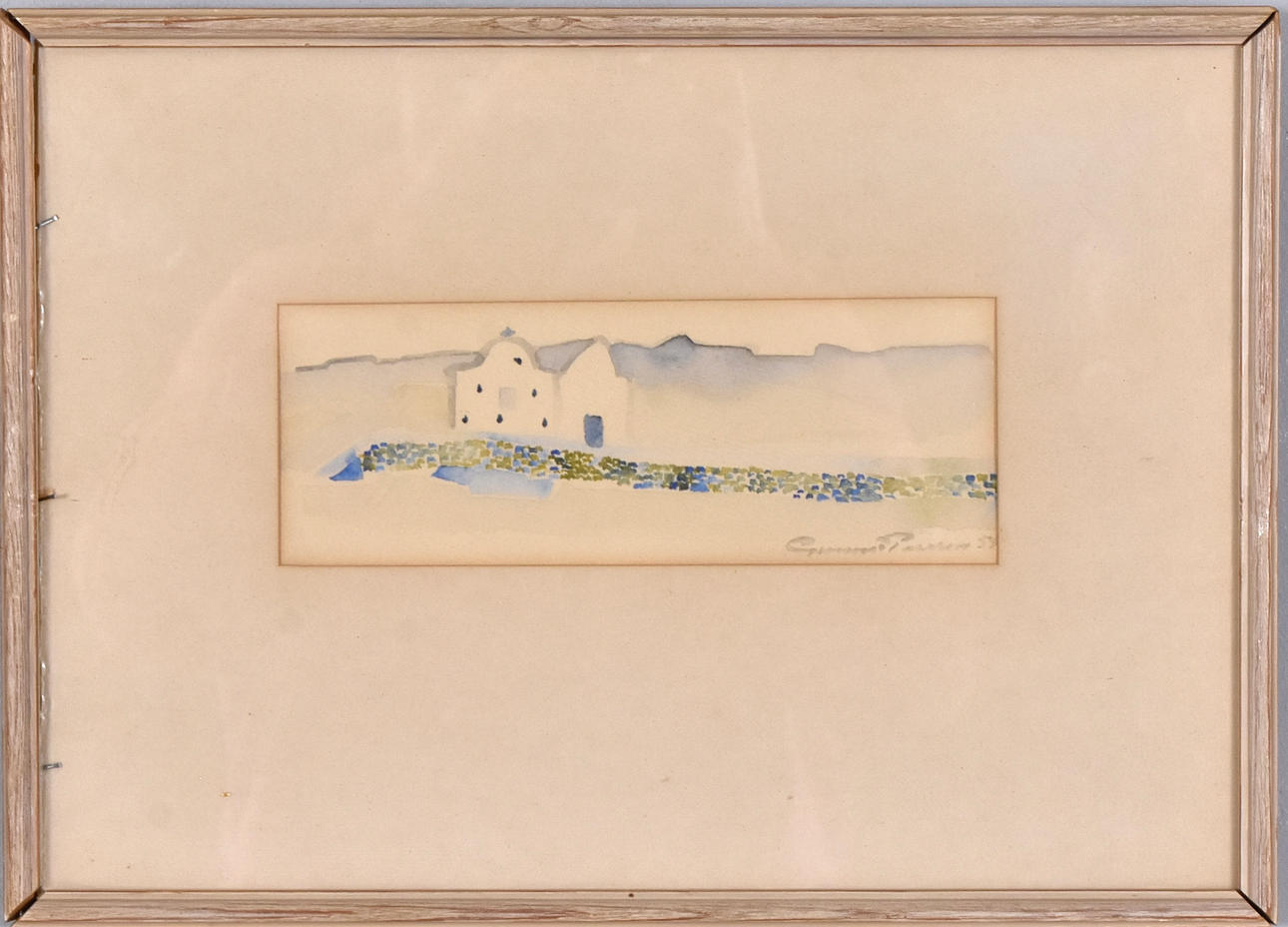 GUNNAR PERSSON. Watercolor.