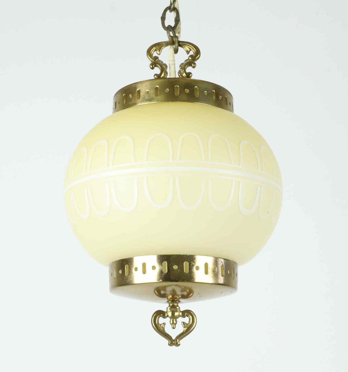 A Swedish Modern ceiling lamp, 1940s.