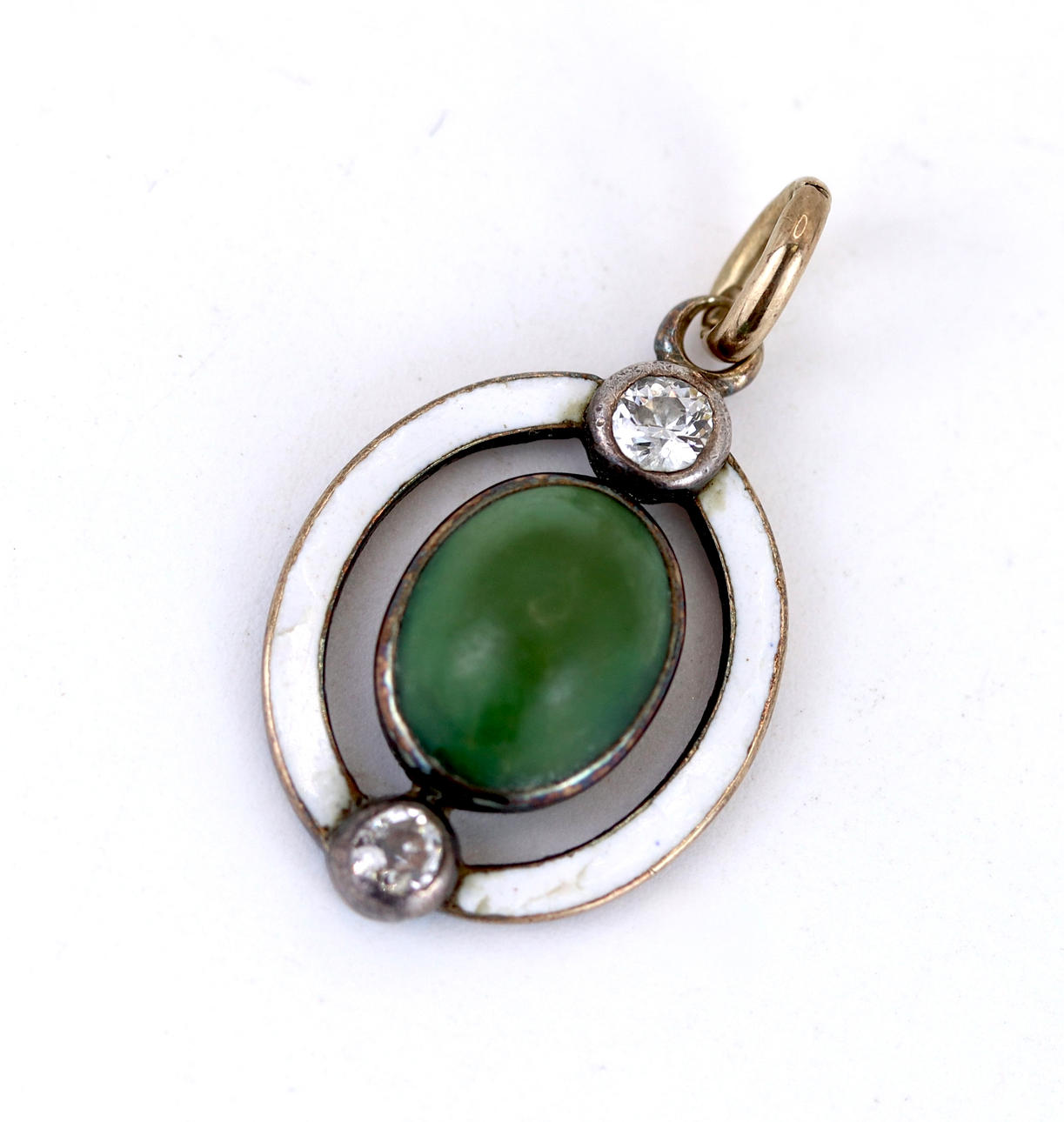 ANTIQUE 14CT GOLD PENDANT.