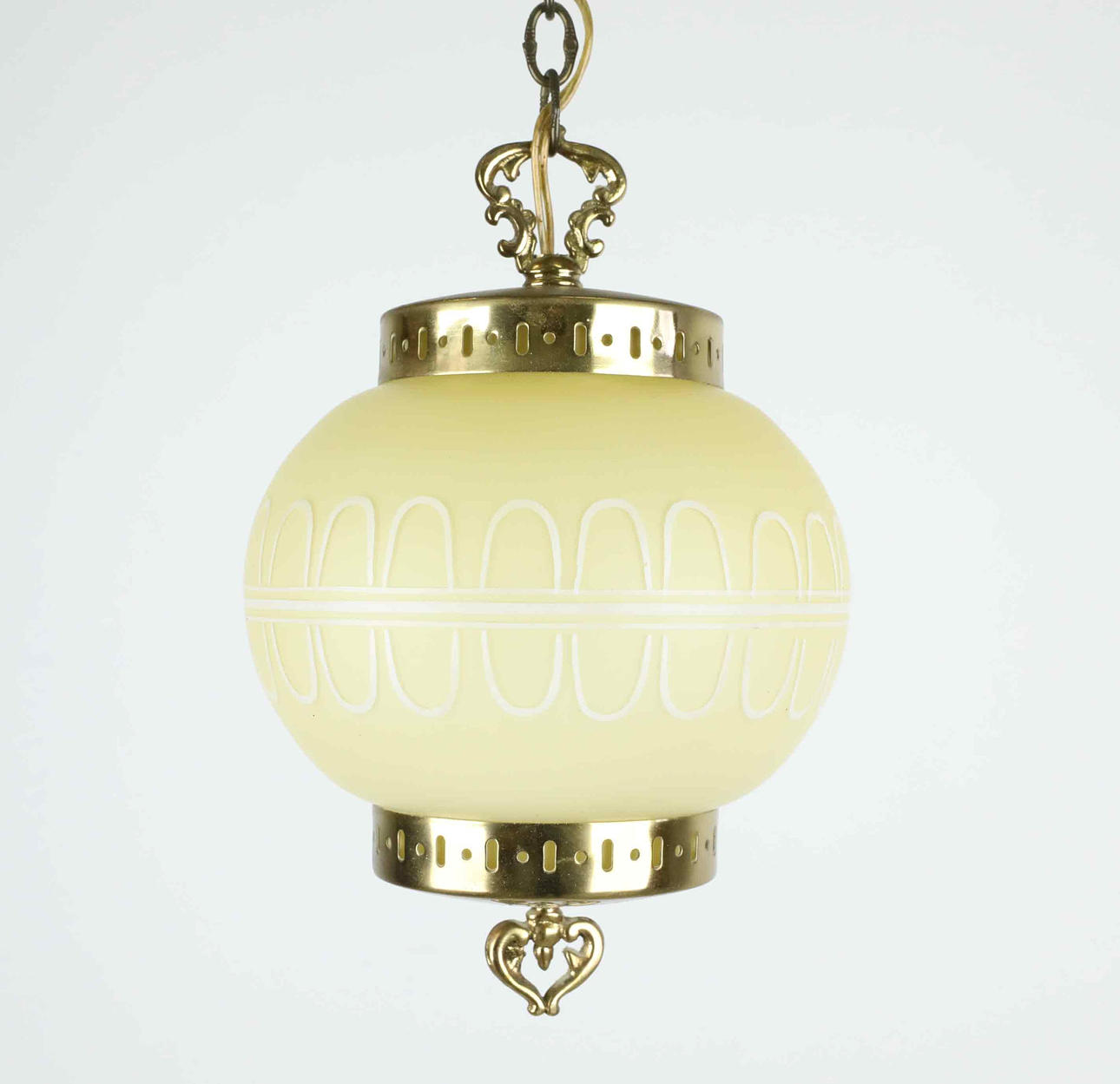 A Swedish Modern ceiling lamp, 1940s.