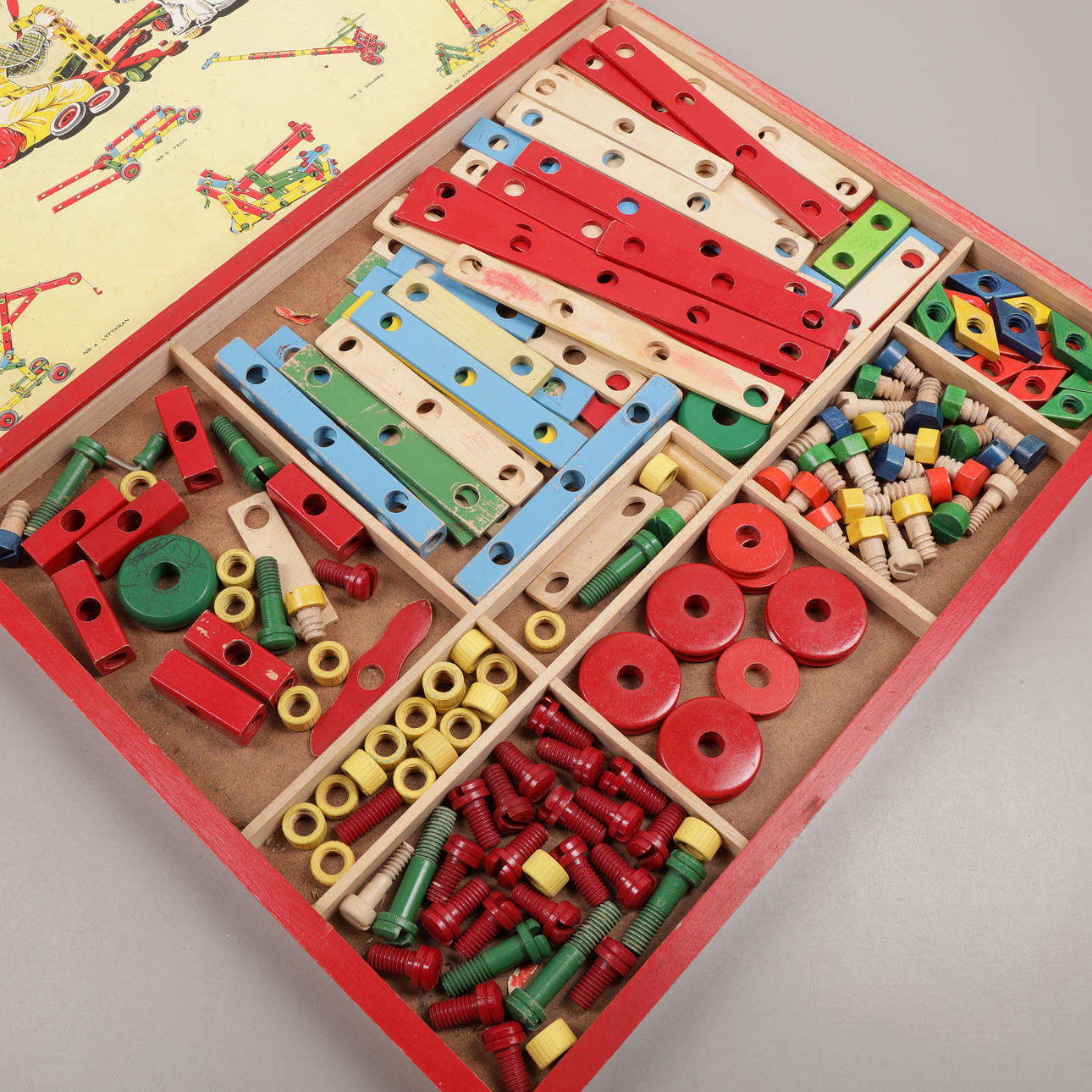 BYGG-BRIO, building kit no 31787, 1950s.