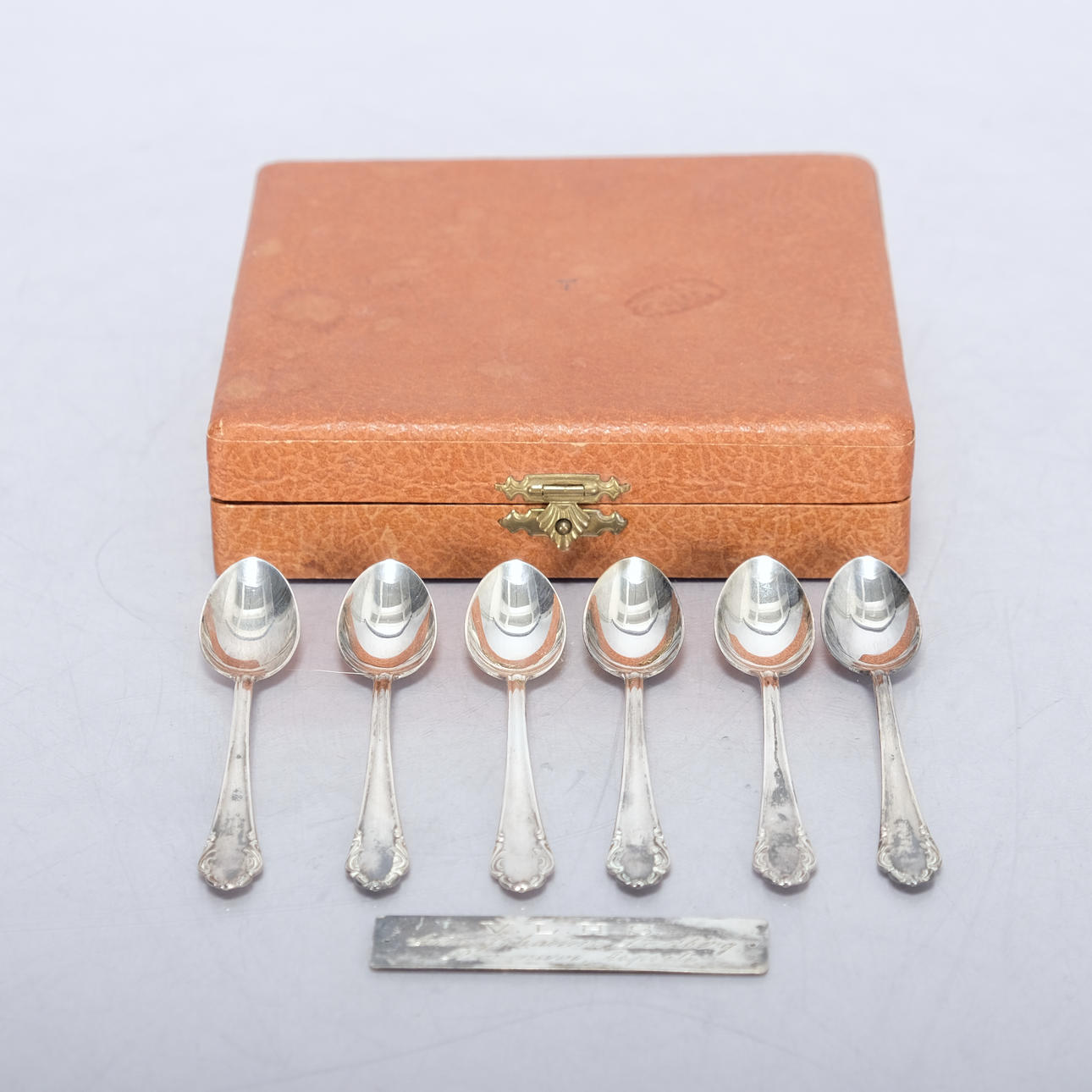 E.J ERIKSSON. Silverskedar, Hernösand,", Vikt 64G, 6 delar.