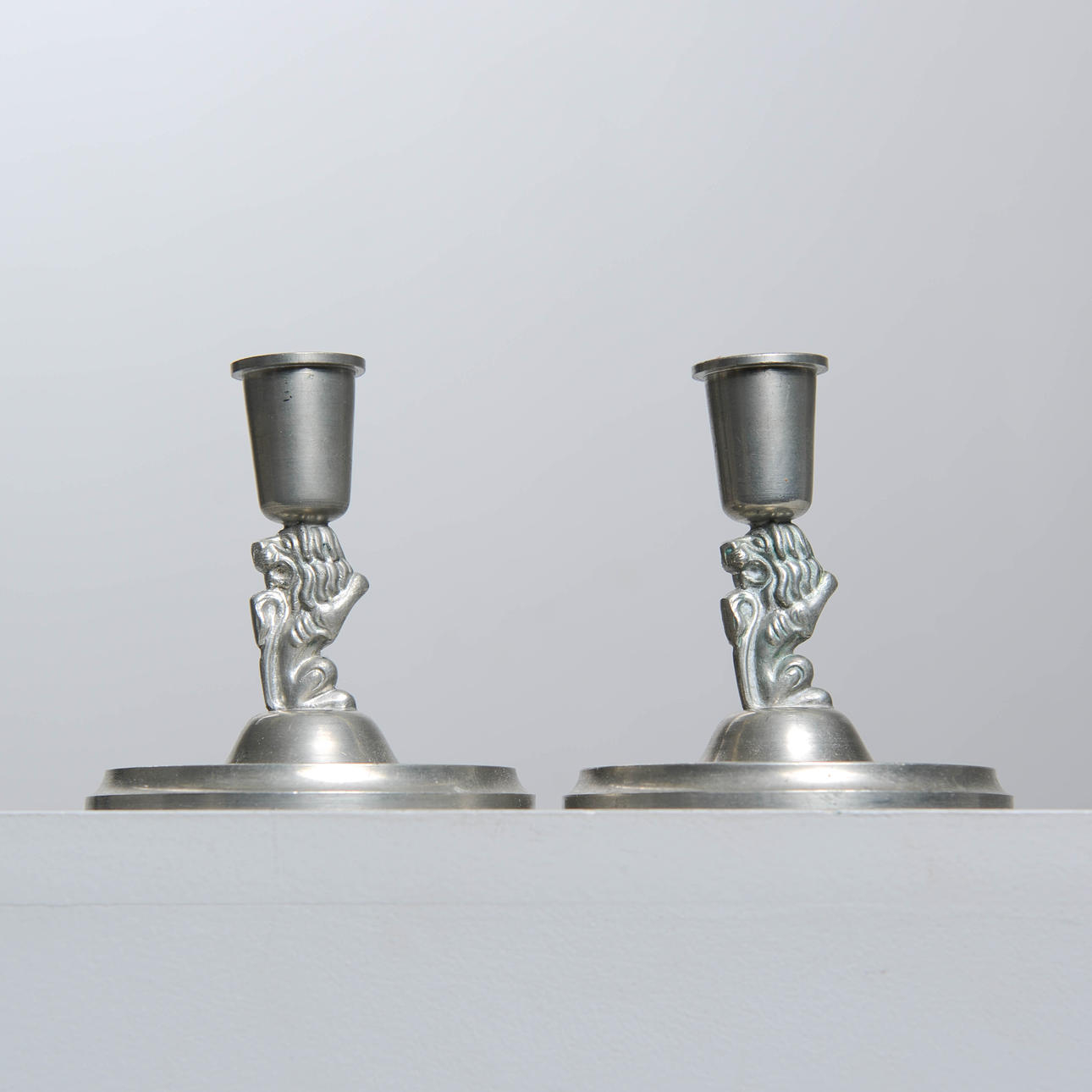 A pair of candlesticks, C.G Hallberg, 1933.