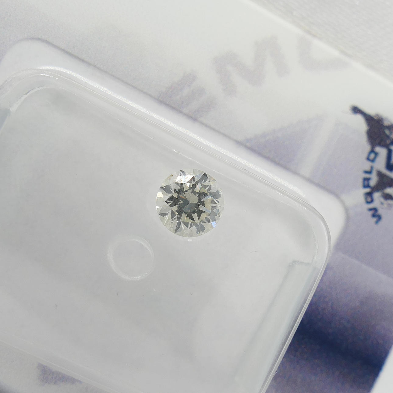 0.34 CARAT DIAMOND, certified.