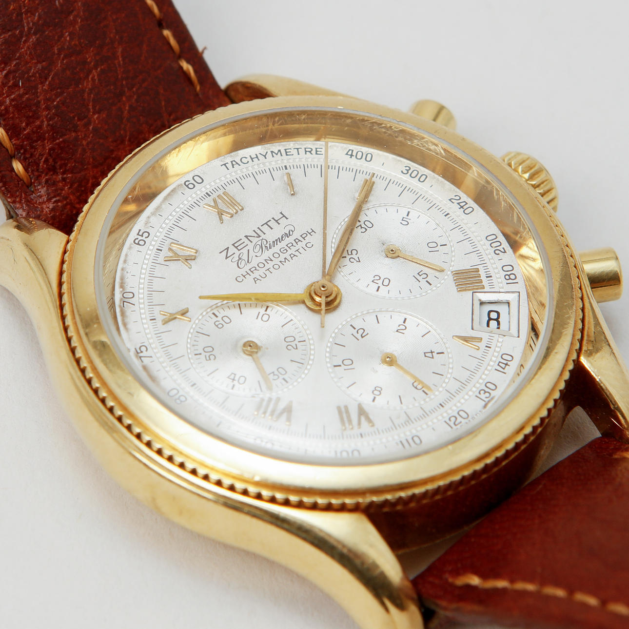 ARMBANDSUR, Zenith, El Primero, 18k guld, automatisk.