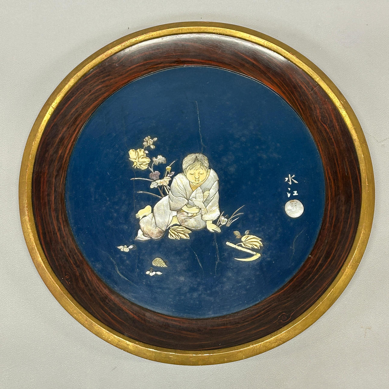 EARLY 20thC JAPANESE SHIBAYAMA PANEL.