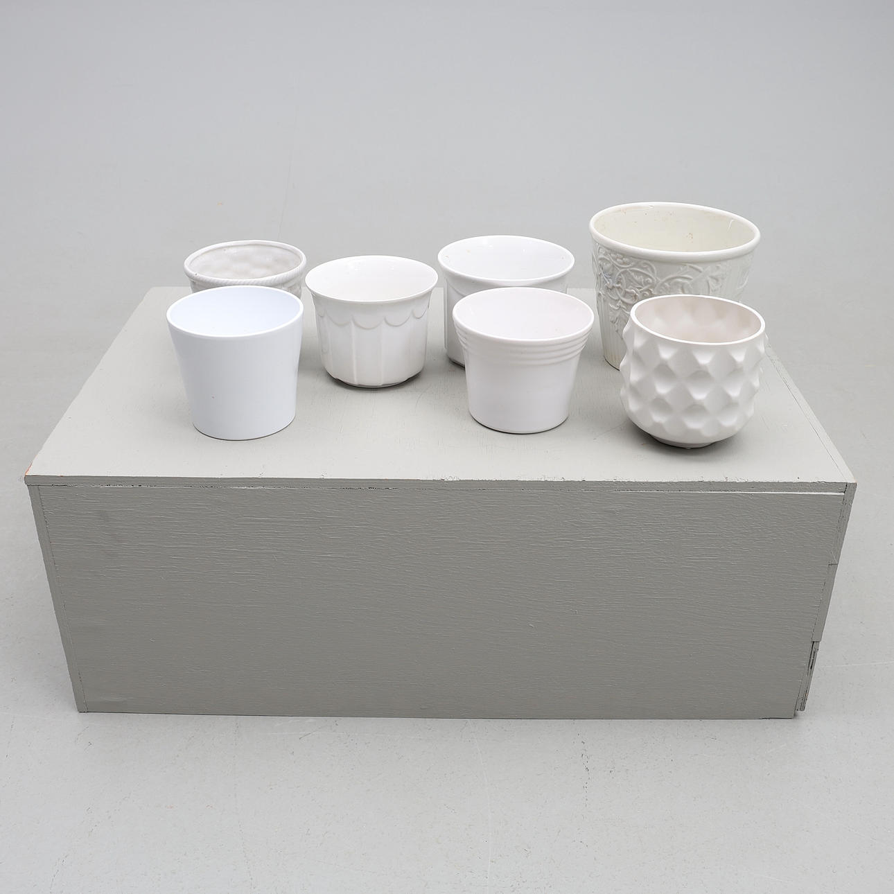 YTTEFODER, 7 st, keramik, bl.a. Gustavsberg.