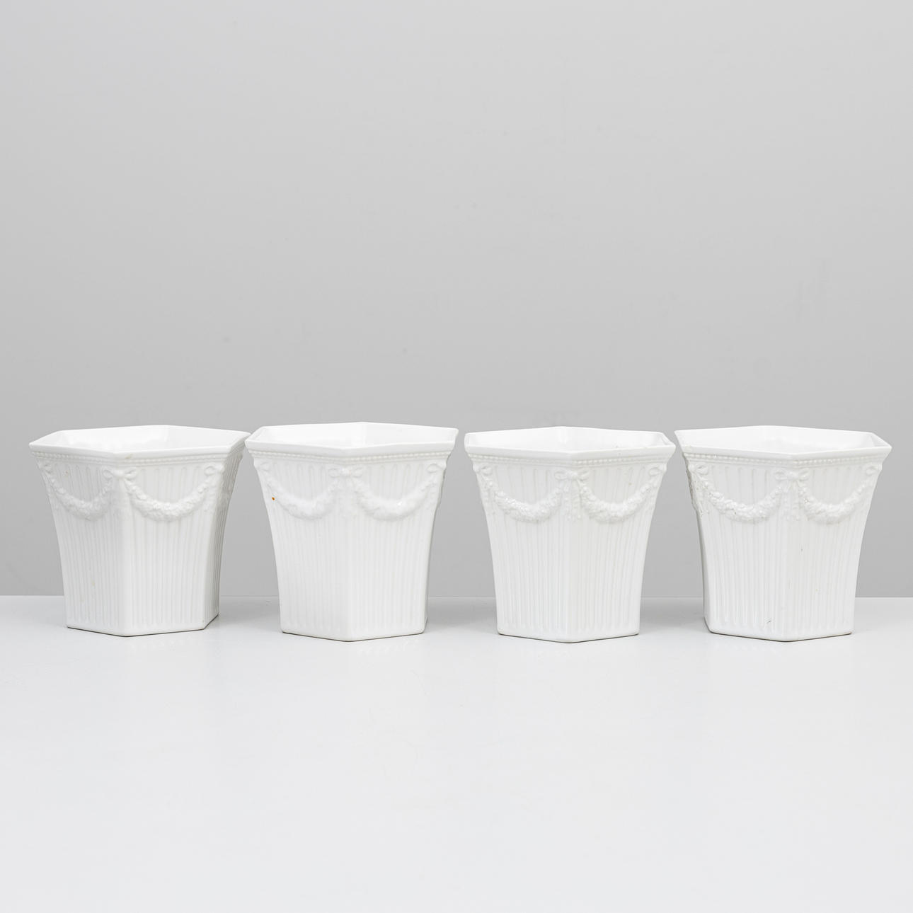 YTTERFODER, 4st, porslin, "Empire", Gustavsberg.