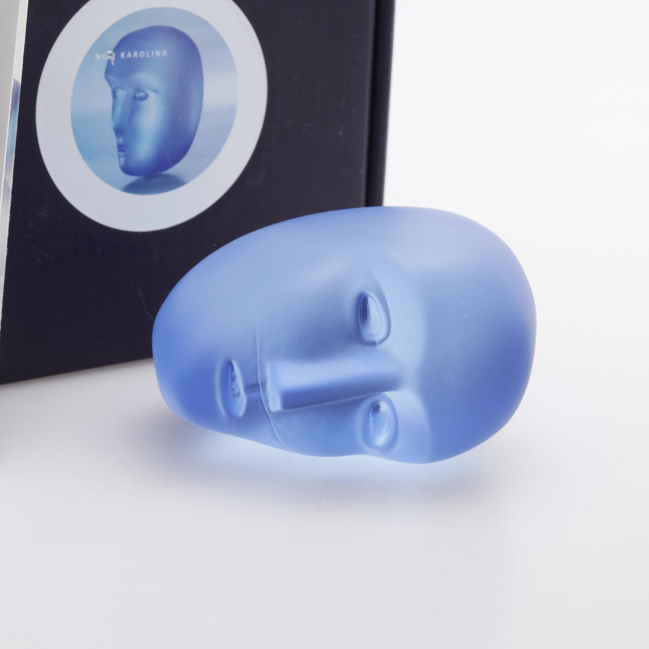 BERTIL VALLIEN. Sculpture, “Brains”, glass, signed.