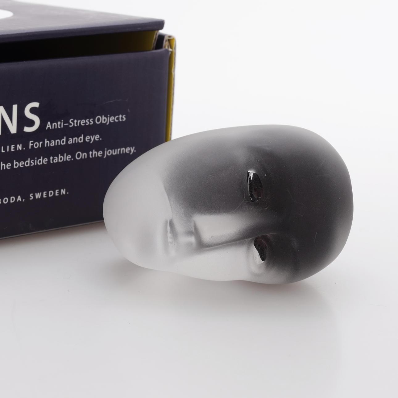 BERTIL VALLIEN. Sculpture, “Brains”, glass, signed.