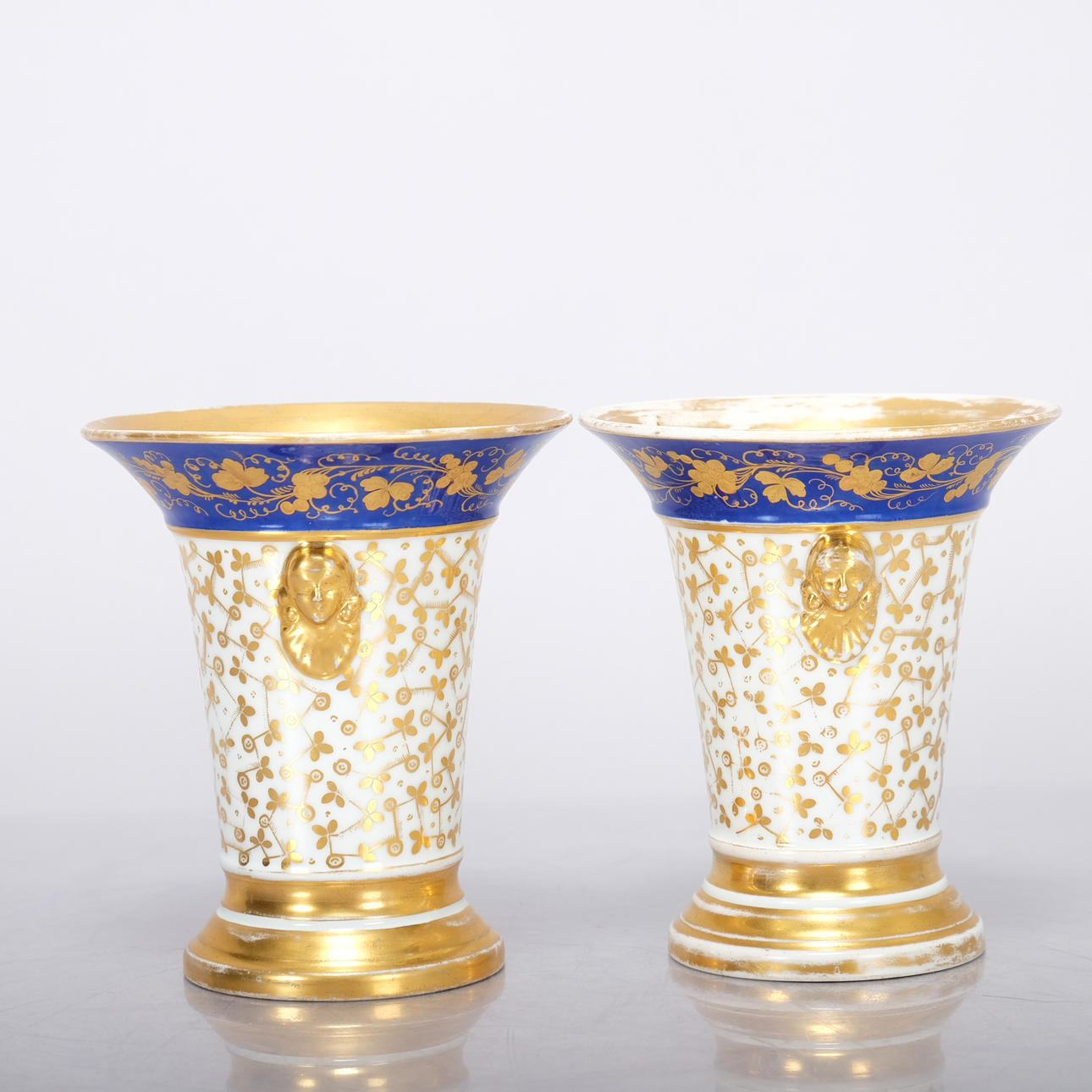 Vases, Goblets, Empire style, 2 pieces.