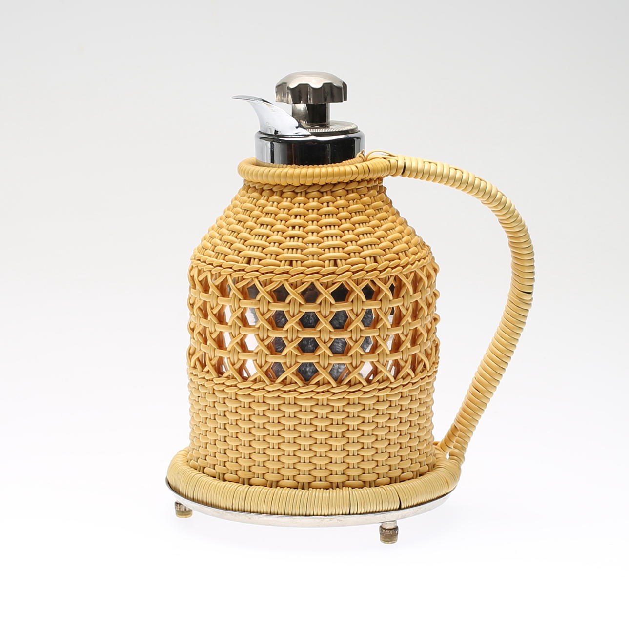 TERMOS, stål och plast, 1900-talets mitt.