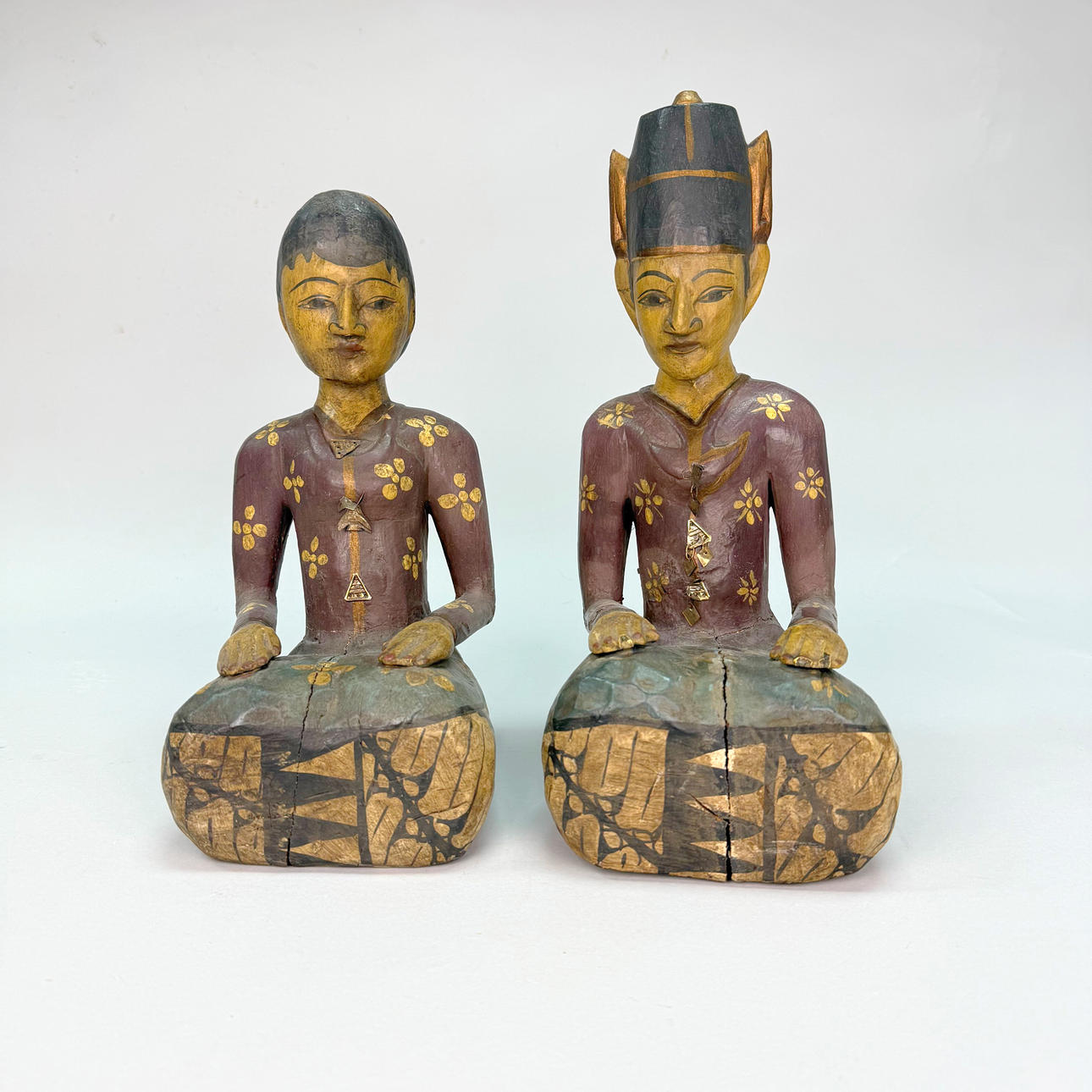 LORO BLONYO - Painted wood 1900's.