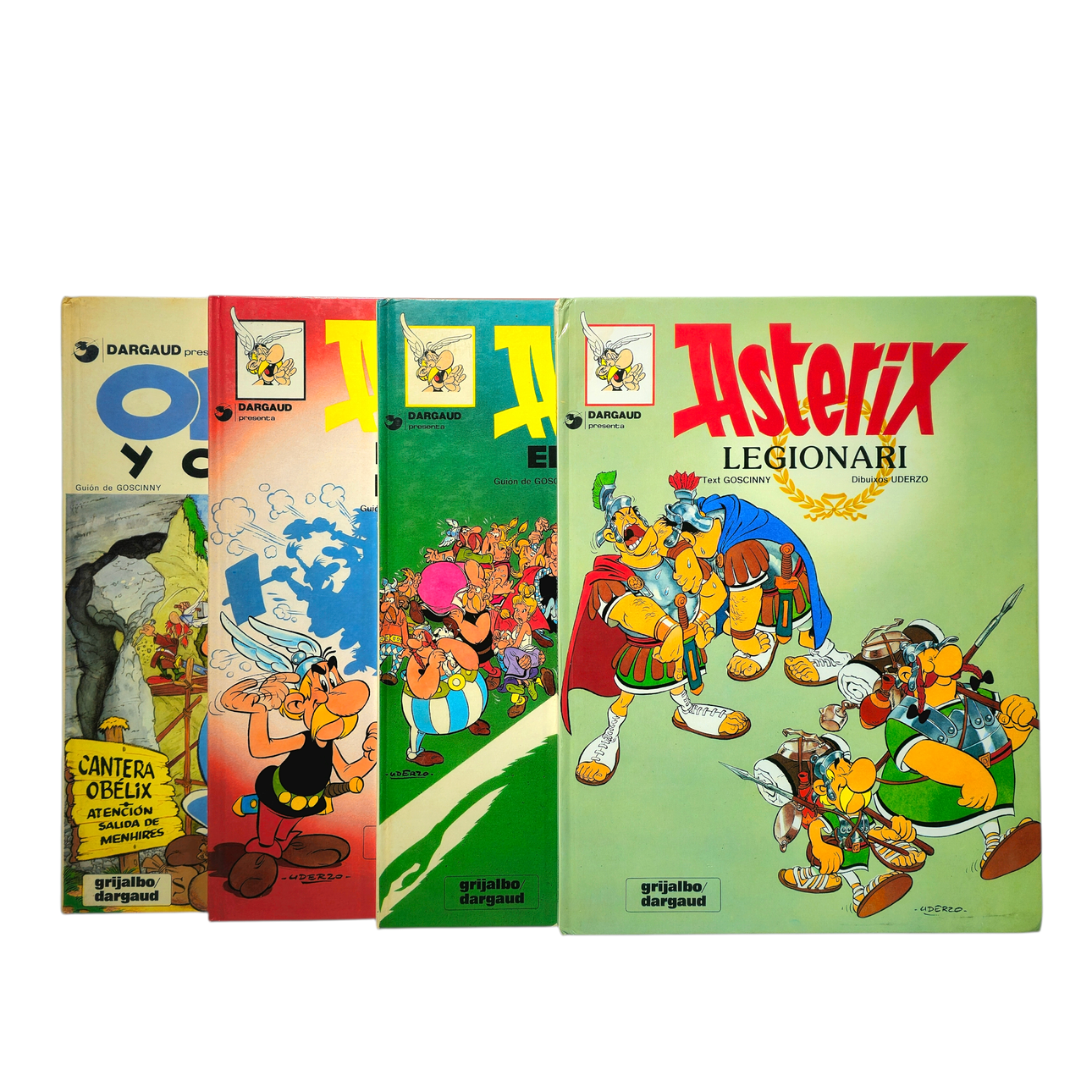 Asterix and Obelix. Four comics.
