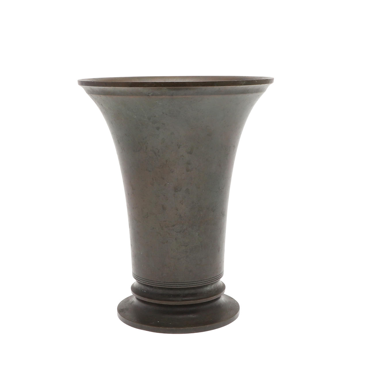 JUST ANDERSEN (DENMARK) - BRONZE VASE.