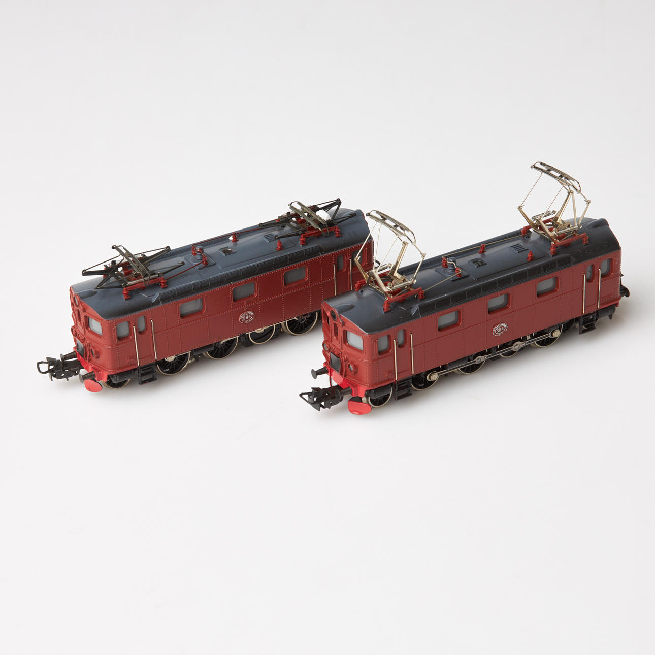 MÄRKLIN, 2 trolleys, SJ 3096, 884.