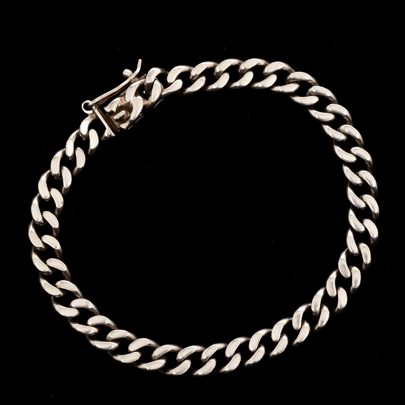 ARMBAND, Sterlingsilver, Pansarlänk, Victor Janson.