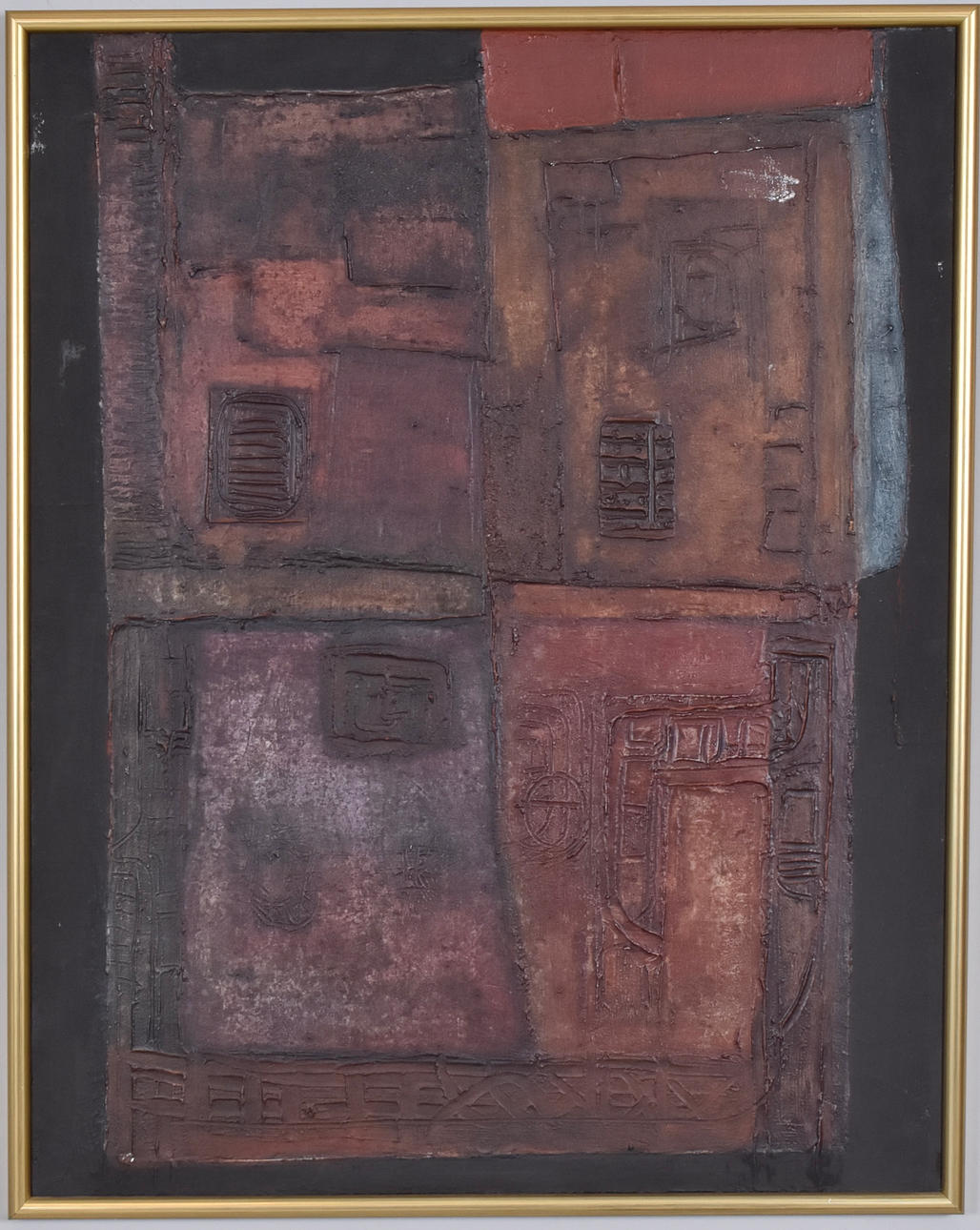 BØRGE HERMAN HANSEN. Oil on canvas.