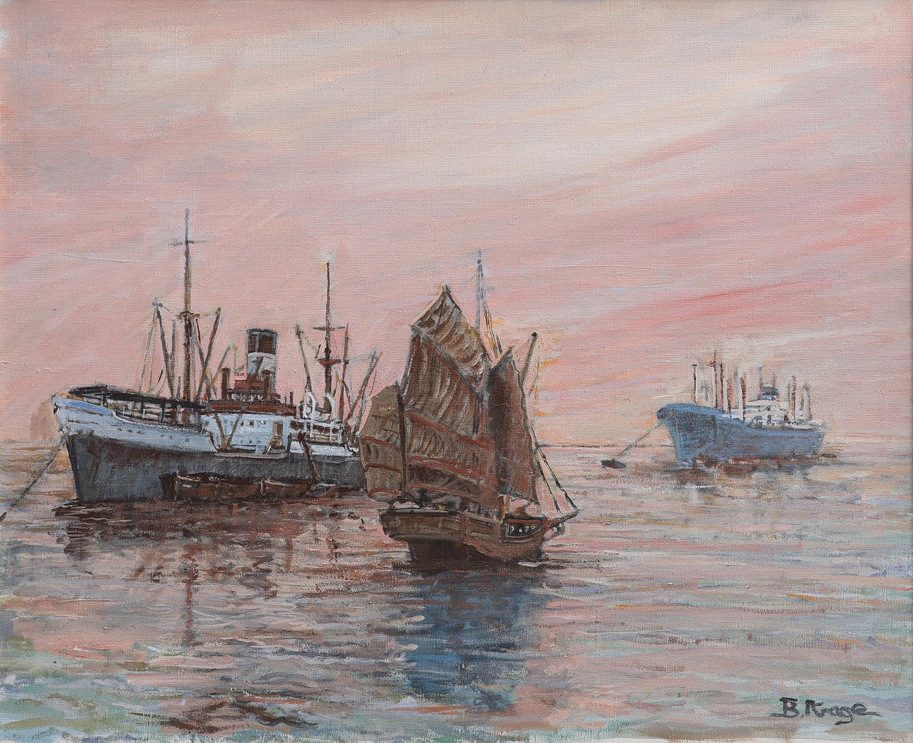 BENDT KRAGE. MARINE MOTIFS.