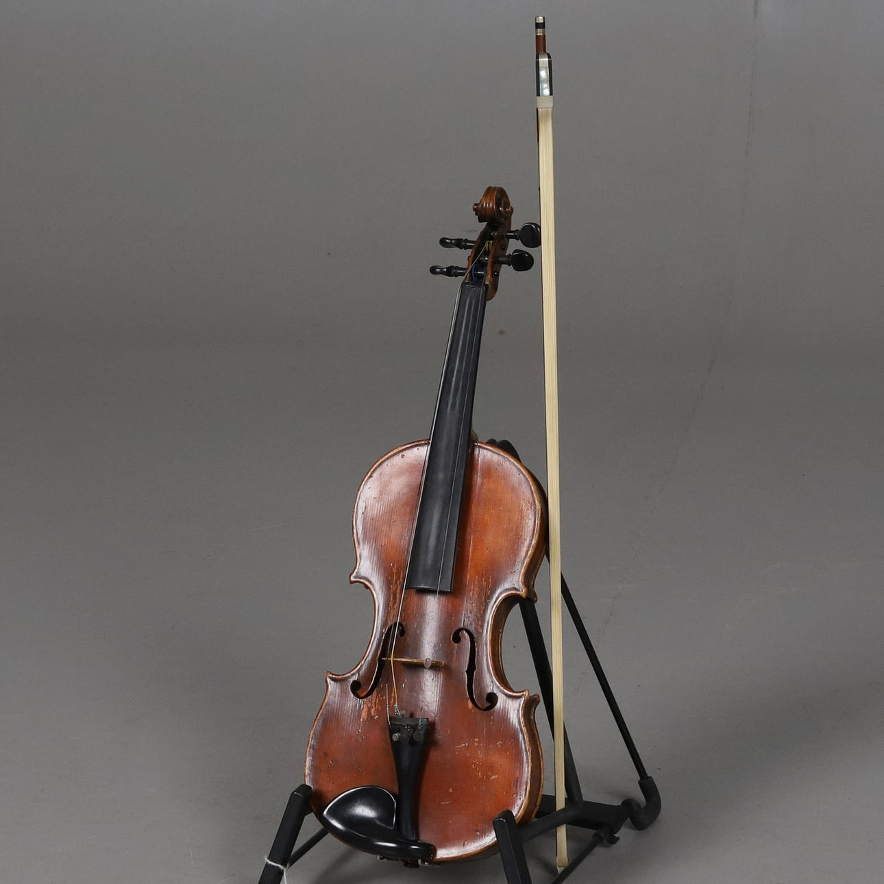 Violin with string and case, marked Nico.