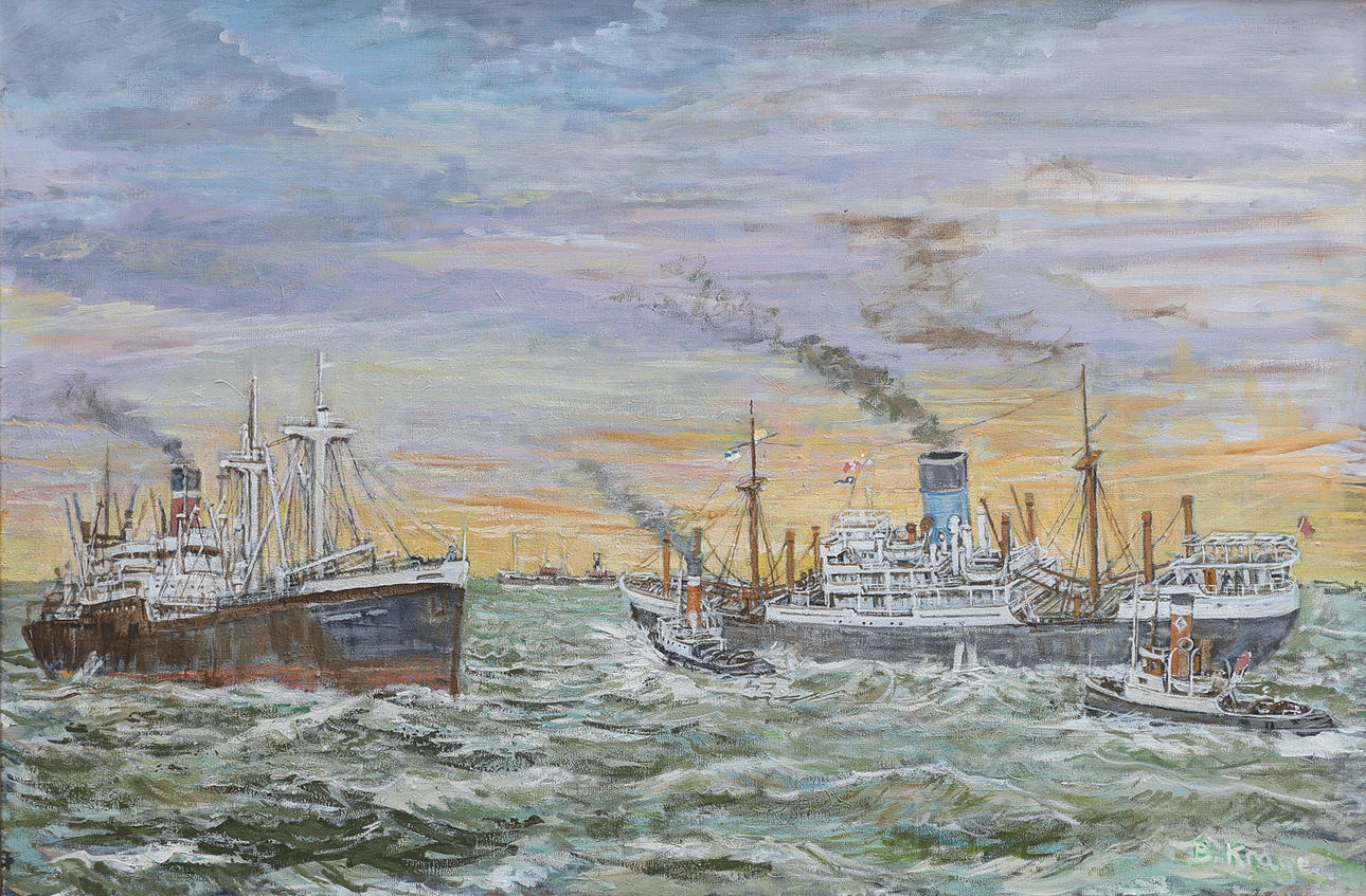 BENDT KRAGE. MARINE MOTIFS.