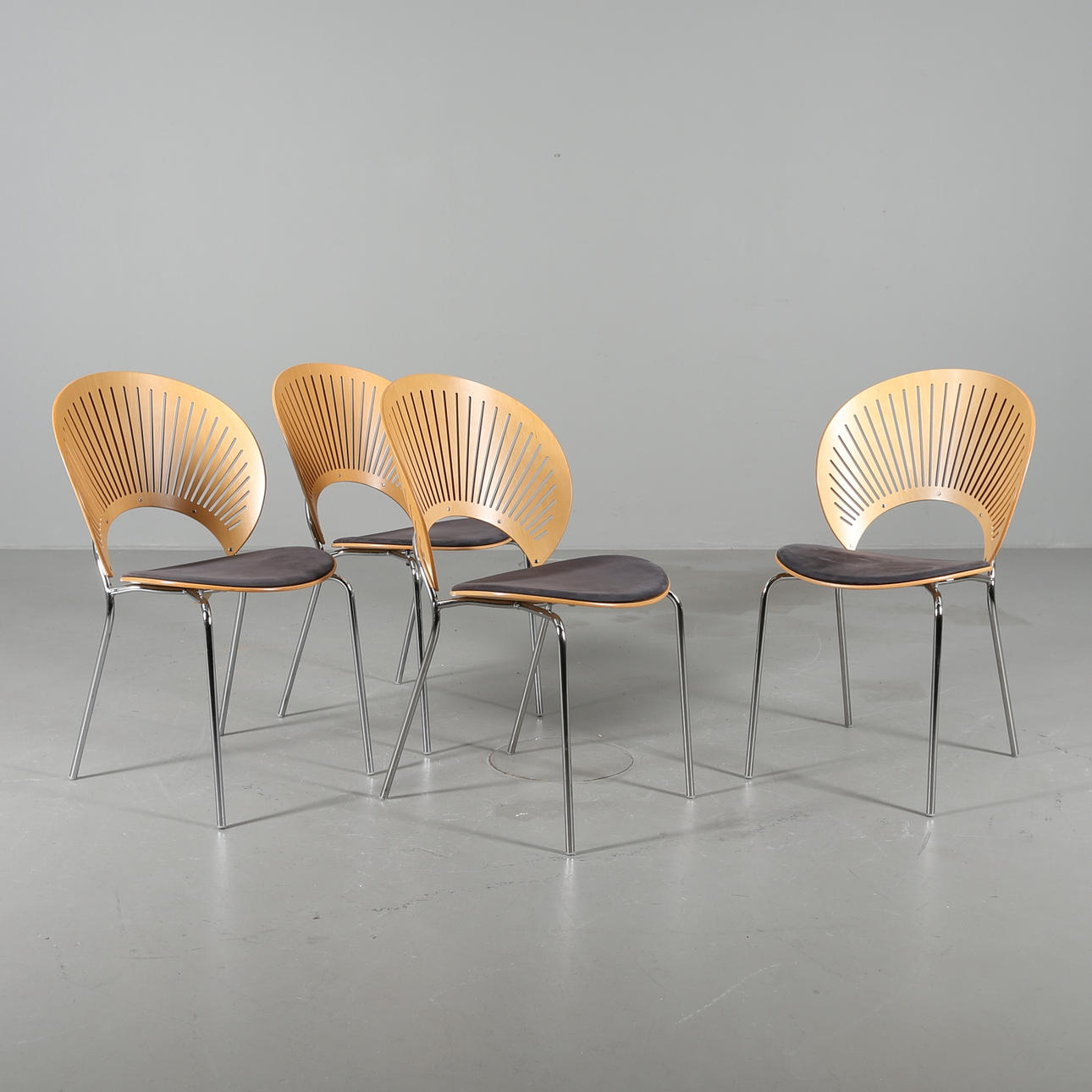 STOLAR, 4 st, modell Trinidad, Nanna Ditzel, Fredericia Furniture.