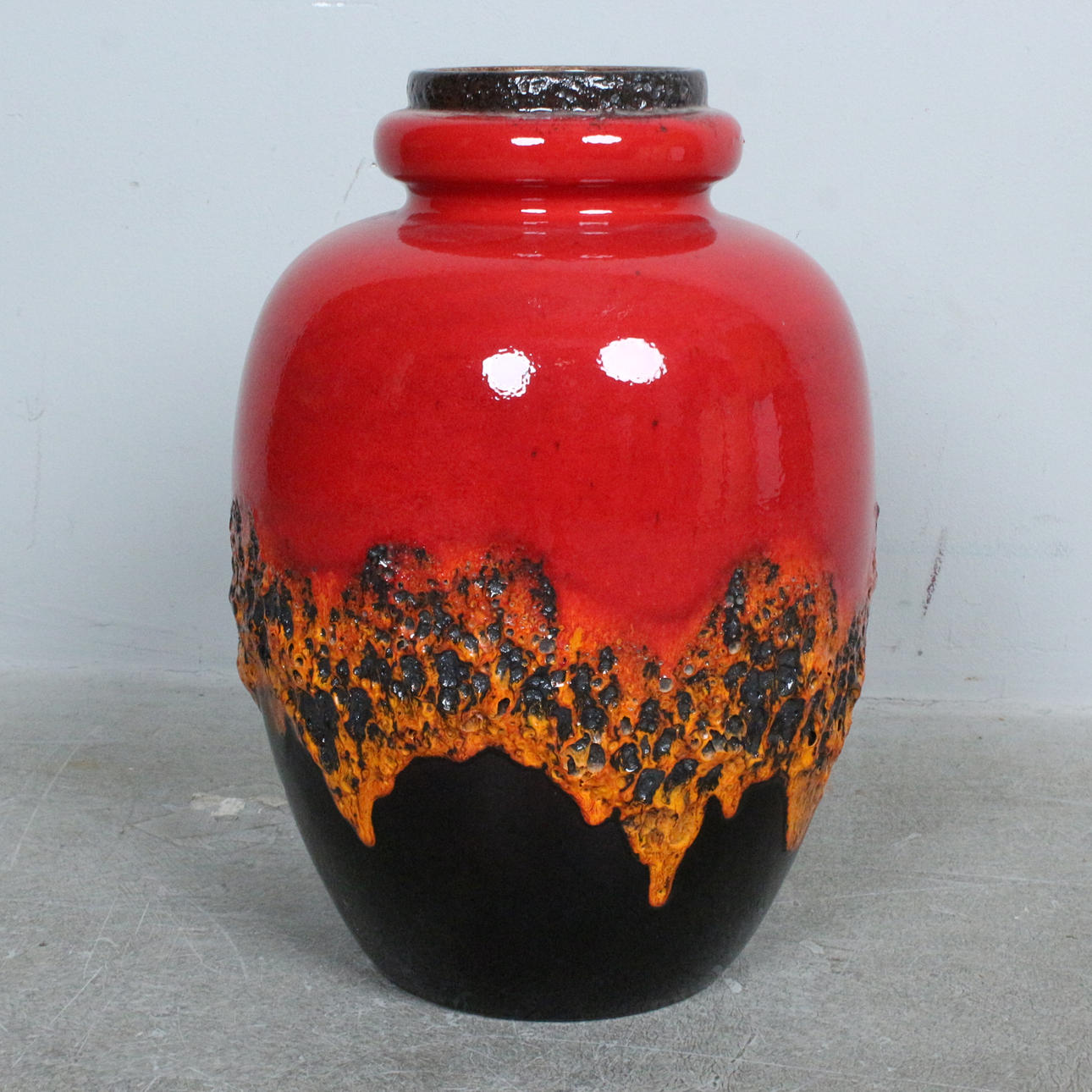 Scheurich “Fat Lava” vase.