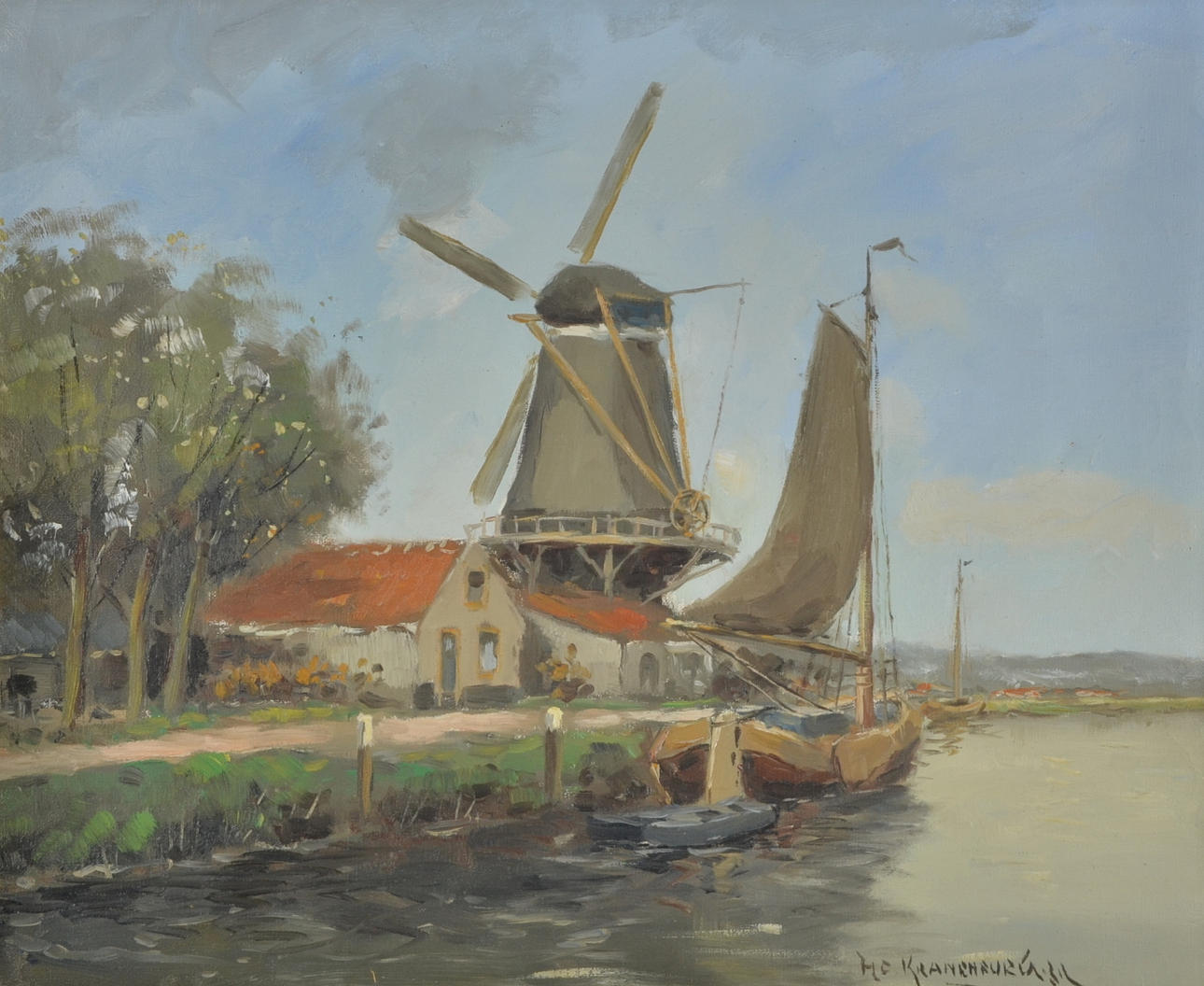 HENRIK CORNELIUS KRANENBURG. Olja på duk.