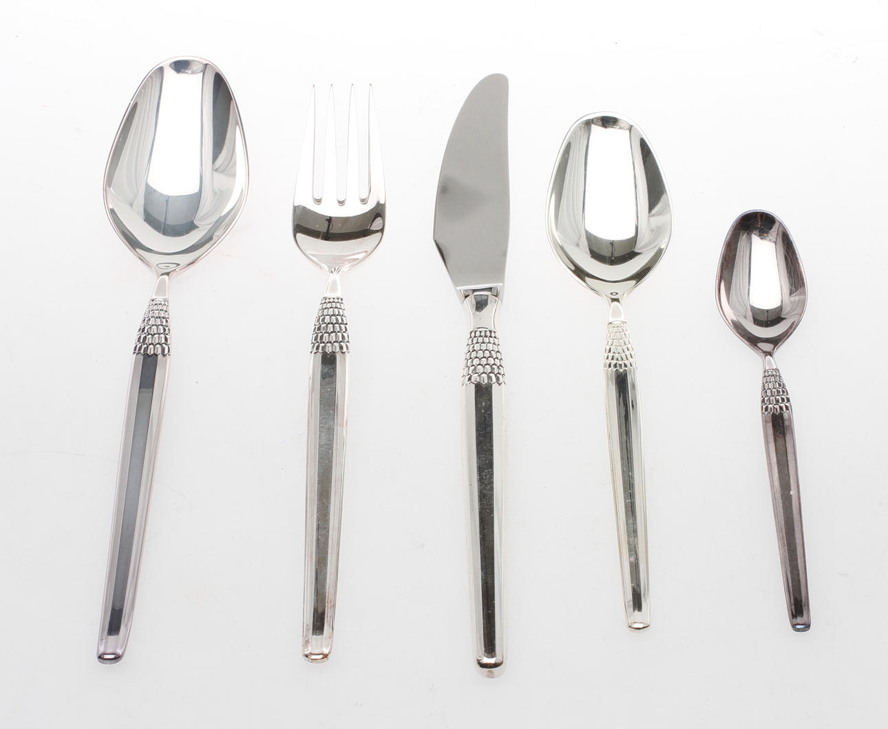 BESTICK, 51 delar, "Frigast", nysilver.