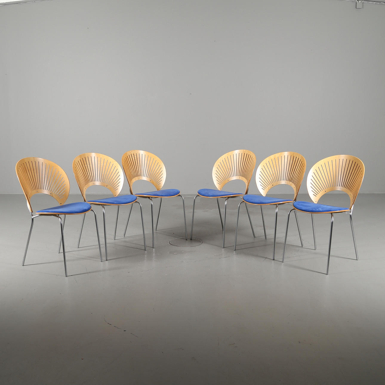 STOLAR, 6 st, "Trinidad", Nanna Ditzel, Fredericia Furniture.