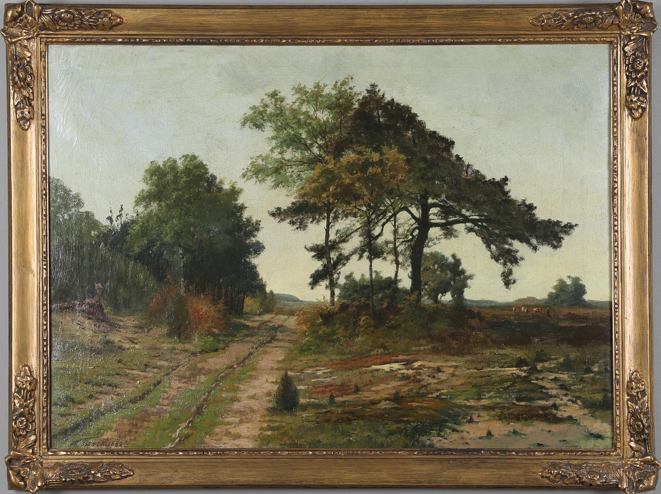 GUILLAUME LAUTERS. olja på duk, signerad och daterad 1882.