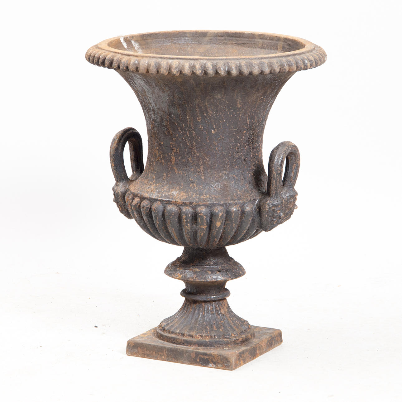 TRÄDGÅRDSURNA, gjutjärn, empirestil.