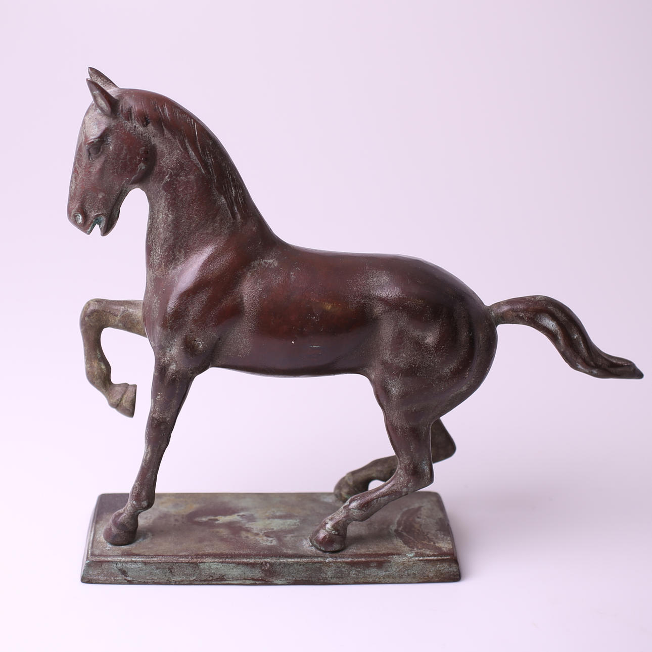 STATYETT - HÄST, brons, osignerad, 1900-tal.