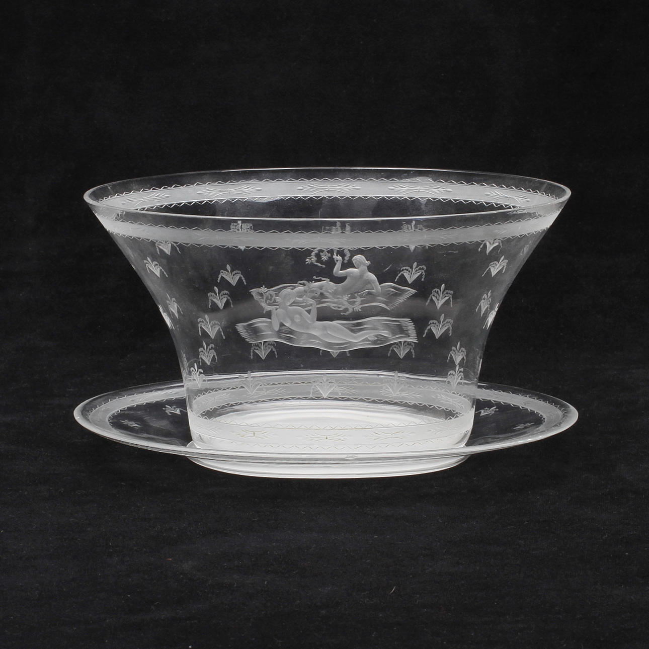 SKÅL med FAT, Edward Hald, Orrefors, 1930-tal.