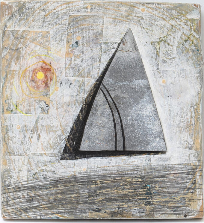 YNGVE MAURITZON. “Small square I” on verso signed and dated 1999.