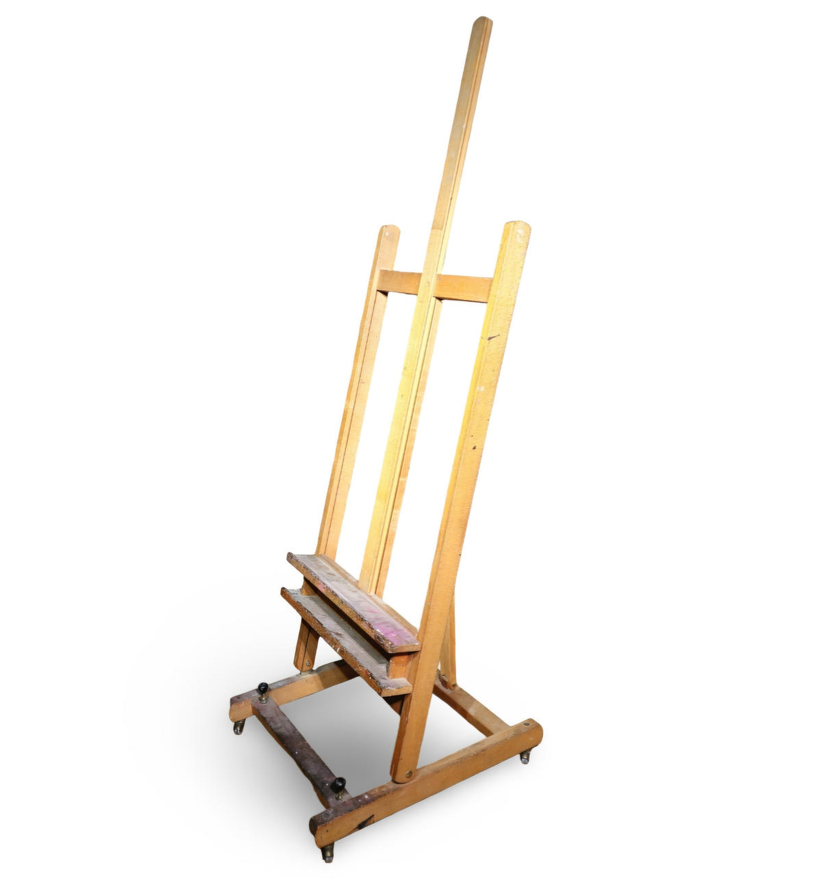 Antique wooden painter's easel.