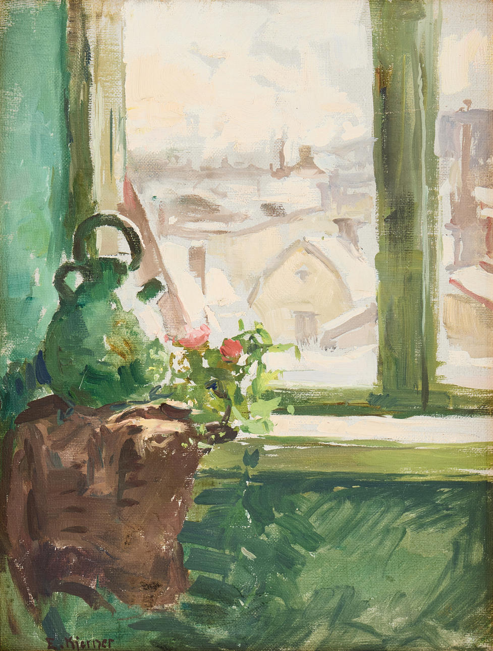 ESTHER KJERNER. View in green.