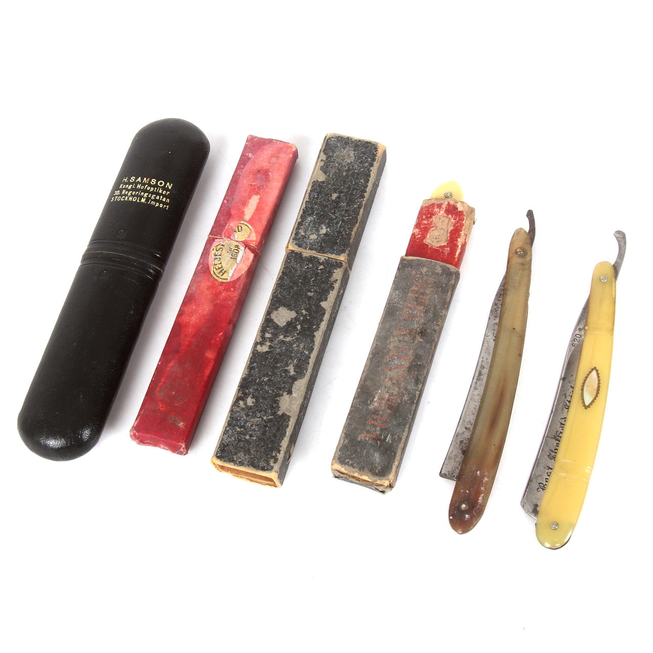 A set of six 20th century razors. Collectables - Other collectables ...