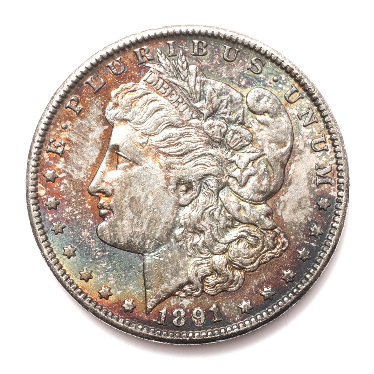 MYNT, silver, 1 Dollar, USA, 1891, Carson City.
