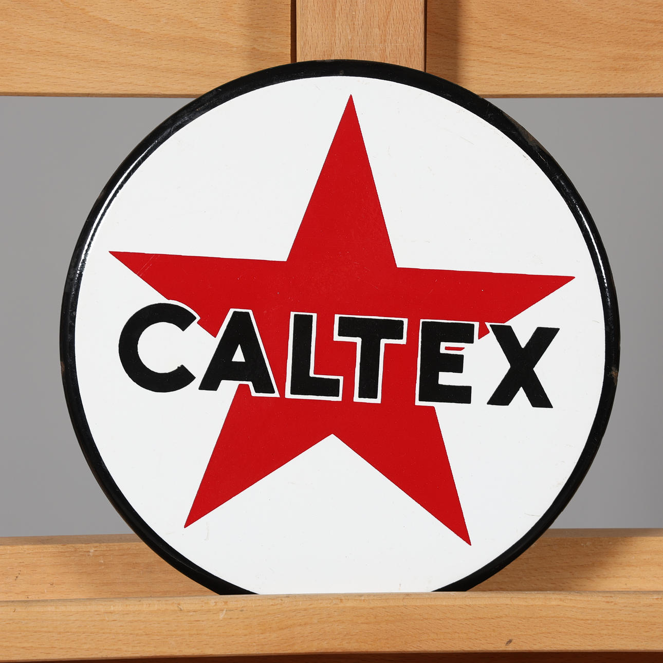 ENAMEL SIGN, “Caltex”.