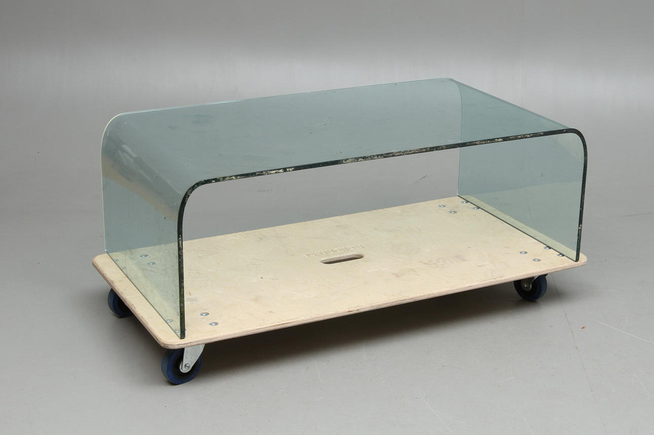 SOFFBORD, glas, "Ponti", Angelo Cortesi, Italien.