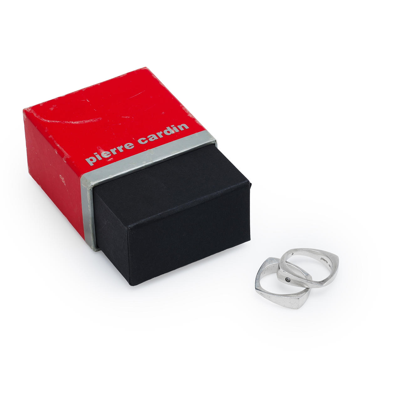 PIERRE CARDIN. Two rings of sterling silver. Jewellery & Gemstones ...