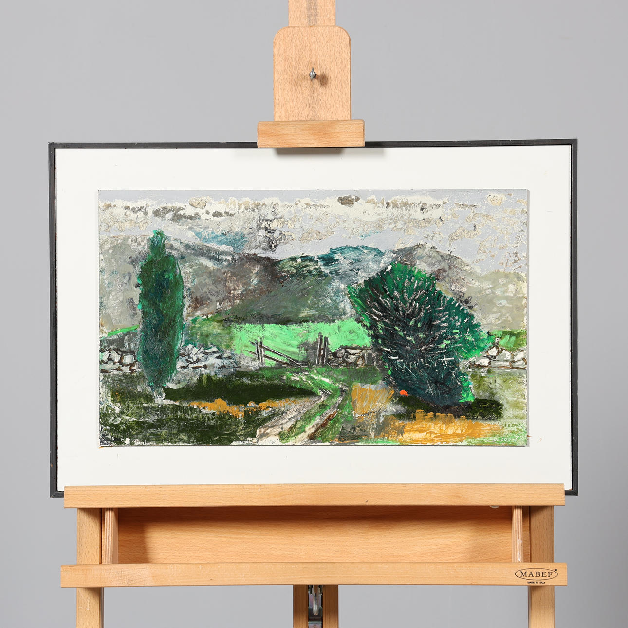 ERIK EMANUELSSON. OIL ON PANEL, signed EM-son, dated -72.